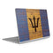 Barbados Flag Dark Wood Surface Book 2 15in Skin